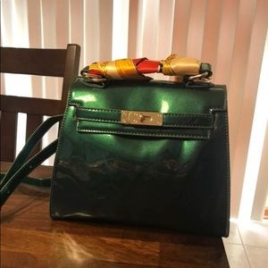 Patent Leather Satchel Crossbody bag